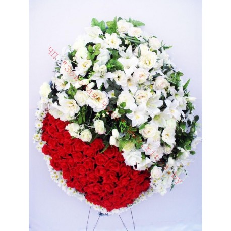 Венок ритуальный КВ 18-1