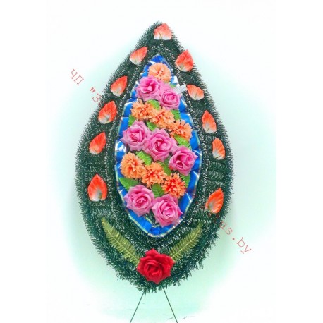 Венок ритуальный КВ 15-2